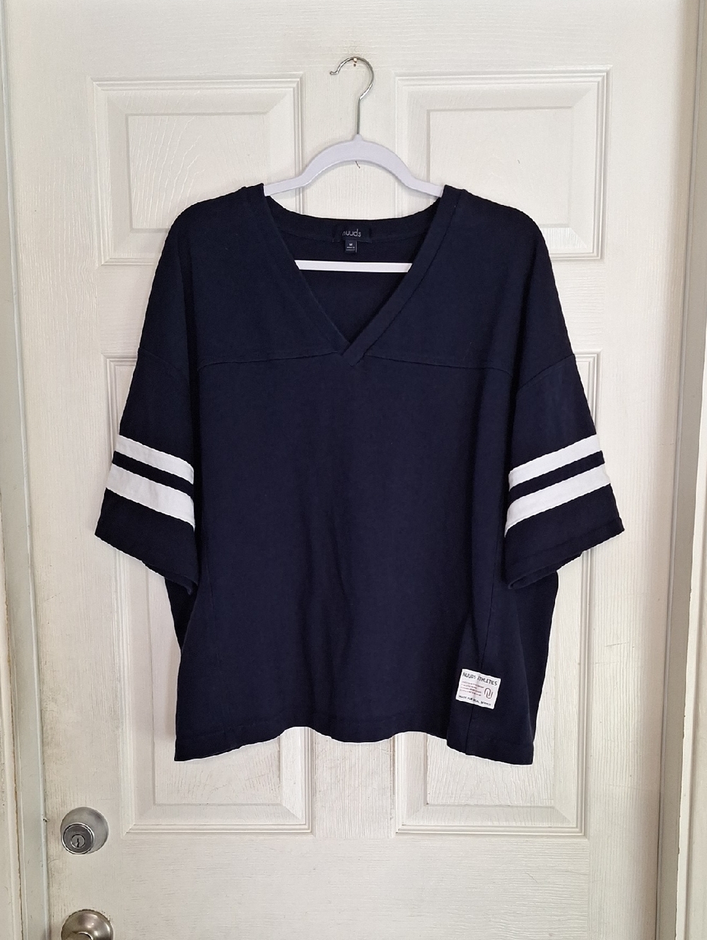 Nuuds Navy Touchdown Tee Women Medium